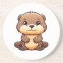 Recherche de loutre dessous de verres Mer