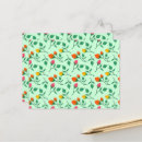 Recherche de motif floral cartes postales Jardin
