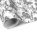 Zoek naar bloemen patroon cadeaupapier Retro
