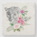 Recherche de leopard dessous de verres Safari