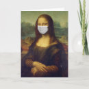 Recherche de mona lisa vœux cartes Masque