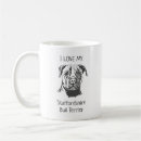 Recherche de mon bull terrier tasses Illustration
