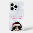 Recherche de chat de noël iphone coques Rétro