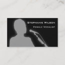 Recherche de professeur vocal cartes visite Musical