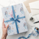Recherche de mer papier cadeau Aquarelle
