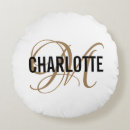 Recherche de or décoration coussins Blanc