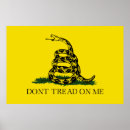 Recherche de drapeau de gadsden posters Jaune