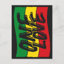 Recherche de drapeau reggae cartes postales Rasta