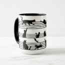 Recherche de pianiste tasses Noir et blanc