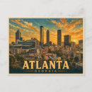 Recherche de atlanta la géorgie cartes postales Voyage vintage