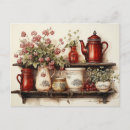 Recherche de cuisine rouge cartes postales Pour tous