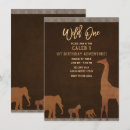 Recherche de africain de safari anniversaire invitations Animaux