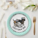 Recherche de dachshund paper assiettes Mignon
