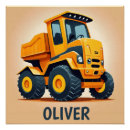 Recherche de en construction posters Camion à benne