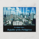 Recherche de ville de manille cartes postales Philippines
