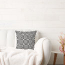 Recherche de motif diamant coussins Noir et blanc