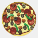 Recherche de anniversaire de pizza autocollants Nourriture