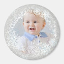 Recherche de premier noël de bébé magnets Nom