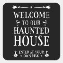 Recherche de maison hantée autocollants Parti halloween