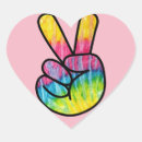 Recherche de signe hippie autocollants Vintage