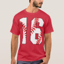 Zoek naar nummer 16 tshirts Verjaardag