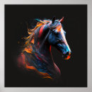 Recherche de cheval abstrait posters Équestre