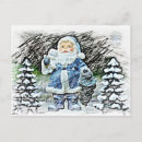 Recherche de santa cartes postales Présente