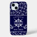 Recherche de capitaine iphone coques Bleu marine