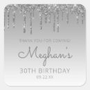 Recherche de anniversaire 30 ans autocollants Argent