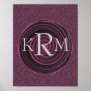 Zoek naar monogram initialen posters Elegant