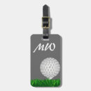 Recherche de un golfeur bagages étiquettes Dad