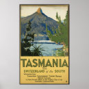 Recherche de tasmania posters Vintage