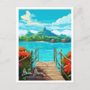 Recherche de vintage bora bora cartes postales Illustration