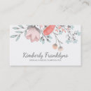 Recherche de jardin vintage cartes visite Floral