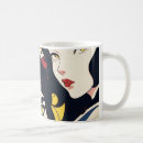 Recherche de style japonais tasses Rouge