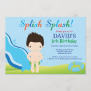 Recherche de de réception anniversaire invitations Fête d'anniversaire de piscine