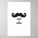 Recherche de moustaches drôles posters Cheveux