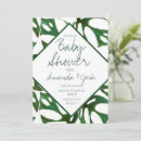 Recherche de tropical baby shower invitations Verdure