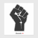 Recherche de poings autocollants La vie noire