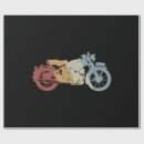 Recherche de moto vintage papier cadeau Cycliste