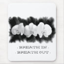 Recherche de orchidée noire tapis souris Blanc