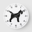 Recherche de schnauzer horloges Silhouette