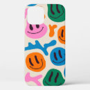 Recherche de visage souriant iphone coques Abstrait
