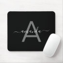Recherche de simple élégant tapis souris Noir