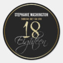 Recherche de dix huit autocollants 18e