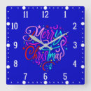 Recherche de joyeux noël horloges Typographie