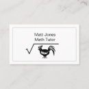 Recherche de mathématiques cartes visite Éducation