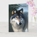 Recherche de loups vœux cartes Chien