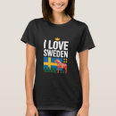 Zoek naar zweedse vlag tshirts Paard