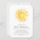 Recherche de soleil baby shower invitations Mignon